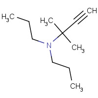 91369-77-6 2-methyl-N,N-dipropylbut-3-yn-2-amine chemical structure