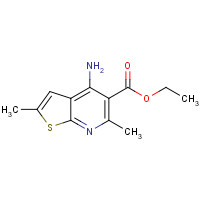 1312594-10-7 ethyl 4-amino-2,6-dimethylthieno[2,3-b]pyridine-5-carboxylate chemical structure