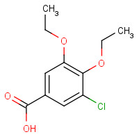 766523-19-7 3-chloro-4,5-diethoxybenzoic acid chemical structure