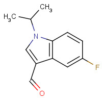 1350760-86-9 5-fluoro-1-propan-2-ylindole-3-carbaldehyde chemical structure