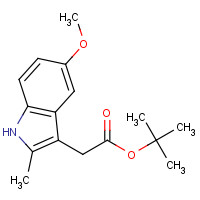 1226-02-4 tert-butyl 2-(5-methoxy-2-methyl-1H-indol-3-yl)acetate chemical structure
