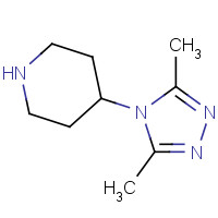 795310-52-0 4-(3,5-dimethyl-1,2,4-triazol-4-yl)piperidine chemical structure