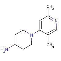 1329672-53-8 1-(2,5-dimethylpyridin-4-yl)piperidin-4-amine chemical structure