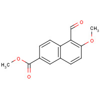 364372-32-7 methyl 5-formyl-6-methoxynaphthalene-2-carboxylate chemical structure