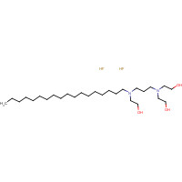 6818-37-7 2-[3-[bis(2-hydroxyethyl)amino]propyl-octadecylamino]ethanol;dihydrofluoride chemical structure