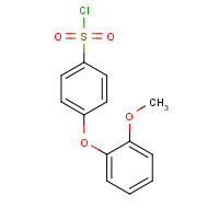 690632-30-5 4-(2-methoxyphenoxy)benzenesulfonyl chloride chemical structure