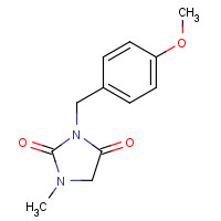 1401066-00-9 3-[(4-methoxyphenyl)methyl]-1-methylimidazolidine-2,4-dione chemical structure