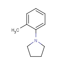 41378-30-7 1-(2-methylphenyl)pyrrolidine chemical structure