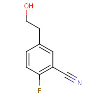 1428478-54-9 2-fluoro-5-(2-hydroxyethyl)benzonitrile chemical structure