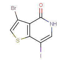 799293-88-2 3-bromo-7-iodo-5H-thieno[3,2-c]pyridin-4-one chemical structure