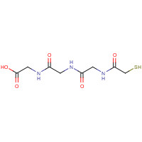 66516-09-4 2-[[2-[[2-[(2-sulfanylacetyl)amino]acetyl]amino]acetyl]amino]acetic acid chemical structure