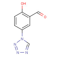 168266-93-1 2-hydroxy-5-(tetrazol-1-yl)benzaldehyde chemical structure
