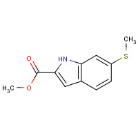 202584-20-1 methyl 6-methylsulfanyl-1H-indole-2-carboxylate chemical structure