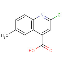 50503-75-8 2-chloro-6-methylquinoline-4-carboxylic acid chemical structure