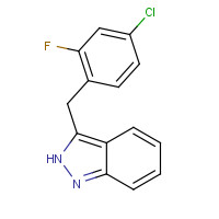1402892-63-0 3-[(4-chloro-2-fluorophenyl)methyl]-2H-indazole chemical structure
