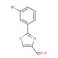 885273-03-0 2-(3-bromophenyl)-1,3-oxazole-4-carbaldehyde chemical structure