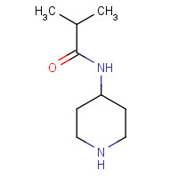 78555-37-0 2-methyl-N-piperidin-4-ylpropanamide chemical structure