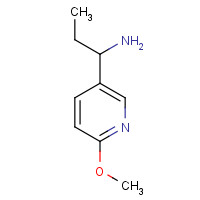 767334-91-8 1-(6-methoxypyridin-3-yl)propan-1-amine chemical structure