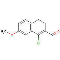 77664-95-0 1-chloro-7-methoxy-3,4-dihydronaphthalene-2-carbaldehyde chemical structure