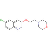 1314390-61-8 4-[2-(6-chloroquinolin-3-yl)oxyethyl]morpholine chemical structure