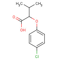 76075-79-1 2-(4-chlorophenoxy)-3-methylbutanoic acid chemical structure