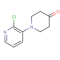 1057282-74-2 1-(2-chloropyridin-3-yl)piperidin-4-one chemical structure