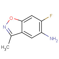221559-22-4 6-fluoro-3-methyl-1,2-benzoxazol-5-amine chemical structure