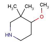 1421254-87-6 4-methoxy-3,3-dimethylpiperidine chemical structure