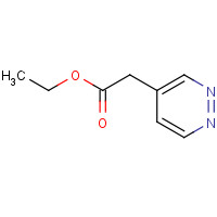 847375-35-3 ethyl 2-pyridazin-4-ylacetate chemical structure
