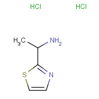 92932-33-7 1-(1,3-thiazol-2-yl)ethanamine;dihydrochloride chemical structure