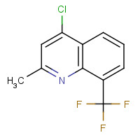 140908-89-0 4-chloro-2-methyl-8-(trifluoromethyl)quinoline chemical structure