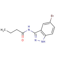 548797-11-1 N-(5-bromo-1H-indazol-3-yl)butanamide chemical structure