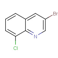 205111-94-0 3-bromo-8-chloroquinoline chemical structure