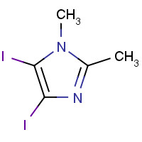 13369-82-9 4,5-diiodo-1,2-dimethylimidazole chemical structure