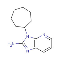 684648-95-1 3-cycloheptylimidazo[4,5-b]pyridin-2-amine chemical structure