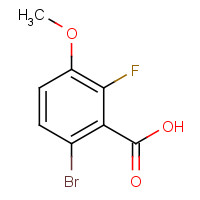 935534-45-5 6-bromo-2-fluoro-3-methoxybenzoic acid chemical structure