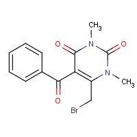 443667-38-7 5-benzoyl-6-(bromomethyl)-1,3-dimethylpyrimidine-2,4-dione chemical structure