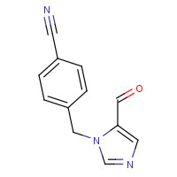 183500-37-0 4-[(5-formylimidazol-1-yl)methyl]benzonitrile chemical structure