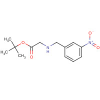 943741-89-7 tert-butyl 2-[(3-nitrophenyl)methylamino]acetate chemical structure