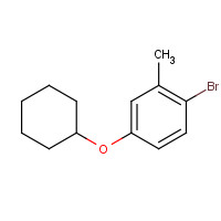 1369899-12-6 1-bromo-4-cyclohexyloxy-2-methylbenzene chemical structure