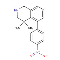 1430563-83-9 4,4-dimethyl-5-(4-nitrophenyl)-2,3-dihydro-1H-isoquinoline chemical structure