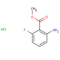 1170167-90-4 methyl 2-amino-6-fluorobenzoate;hydrochloride chemical structure