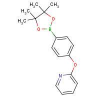 1196396-14-1 2-[4-(4,4,5,5-tetramethyl-1,3,2-dioxaborolan-2-yl)phenoxy]pyridine chemical structure