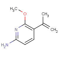 1446793-61-8 6-methoxy-5-prop-1-en-2-ylpyridin-2-amine chemical structure