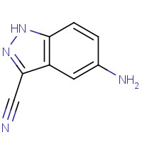 89939-59-3 5-amino-1H-indazole-3-carbonitrile chemical structure