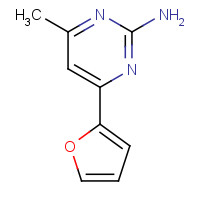 91004-63-6 4-(furan-2-yl)-6-methylpyrimidin-2-amine chemical structure