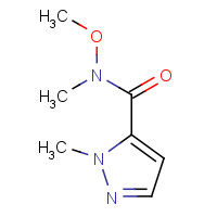 1339452-16-2 N-methoxy-N,2-dimethylpyrazole-3-carboxamide chemical structure