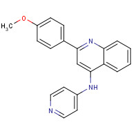 1303557-02-9 2-(4-methoxyphenyl)-N-pyridin-4-ylquinolin-4-amine chemical structure