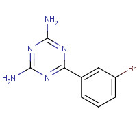 30101-52-1 6-(3-bromophenyl)-1,3,5-triazine-2,4-diamine chemical structure