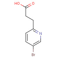 1021938-97-5 3-(5-bromopyridin-2-yl)propanoic acid chemical structure